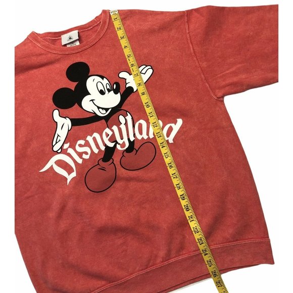 Disneyland Red Retro Mickey Sweatshirt Pullover L - Picture 4 of 7